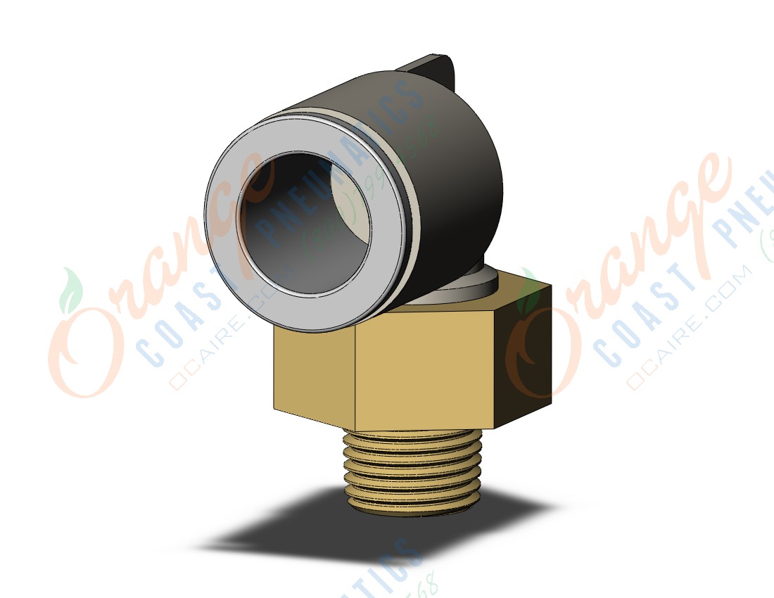 SMC KQ2L10-01A fitting, male elbow, KQ2 FITTING (sold in packages of 10; price is per piece)