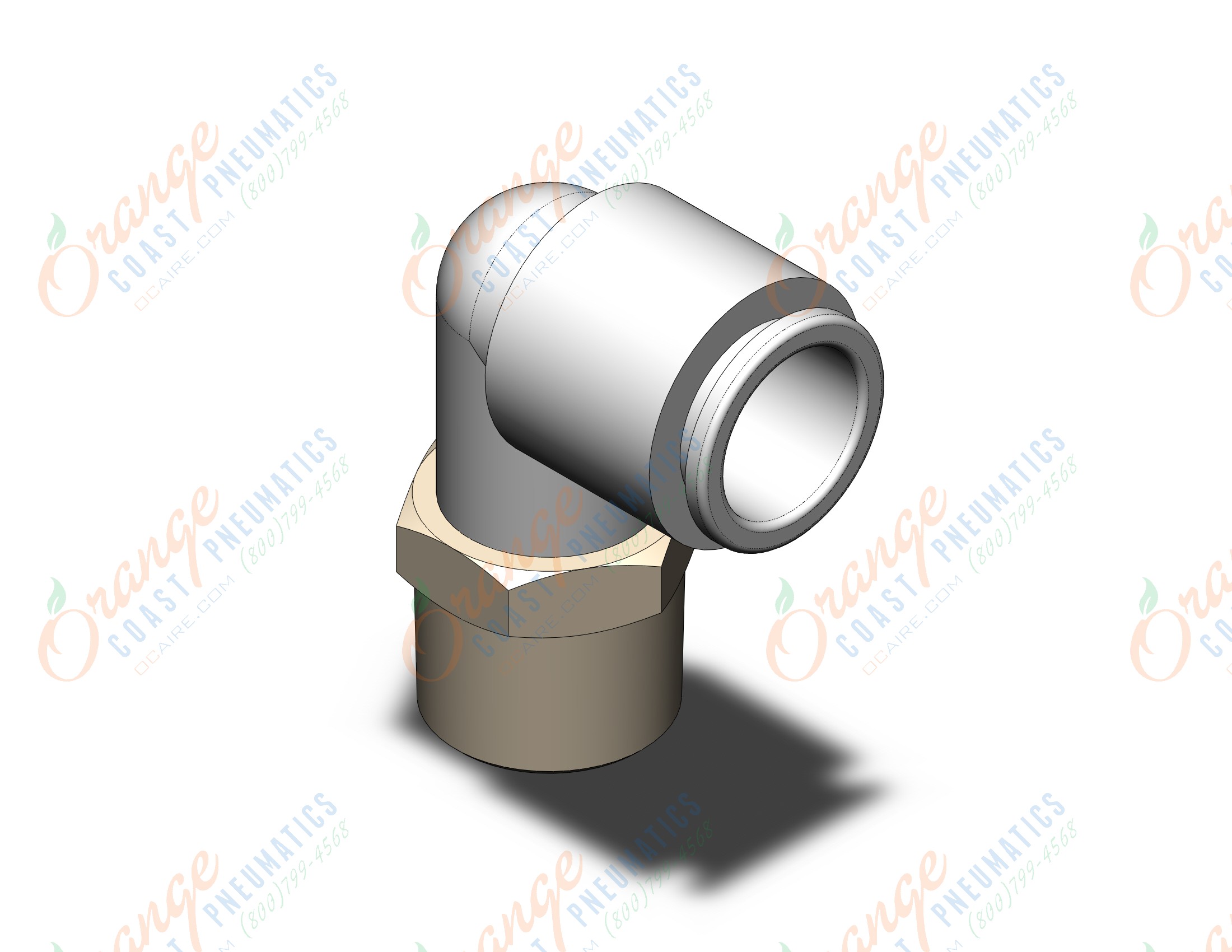 SMC KQ2L12-03A fitting, male elbow, KQ2 FITTING (sold in packages of 10; price is per piece)