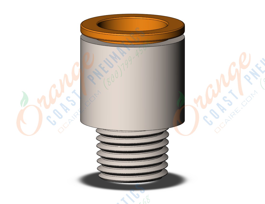 SMC KQ2S13-35NS fitting, hex hd male connector, KQ2 FITTING (sold in packages of 10; price is per piece)