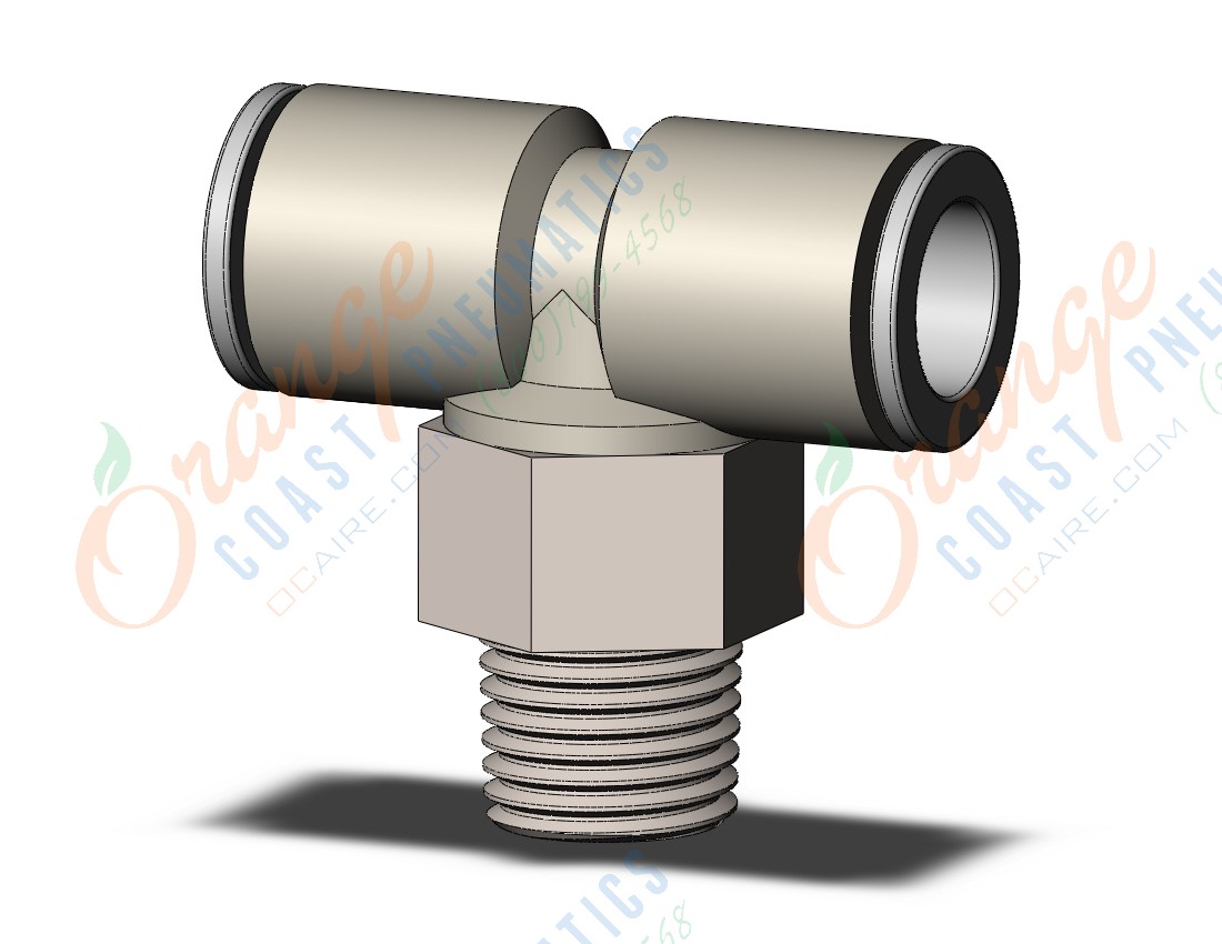 SMC KQ2T10-02N fitting, branch tee, KQ2 FITTING (sold in packages of 10; price is per piece)