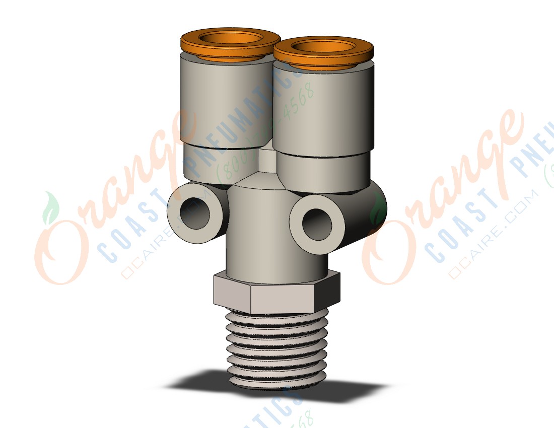 SMC KQ2U09-35NS fitting, branch y, KQ2 FITTING (sold in packages of 10; price is per piece)