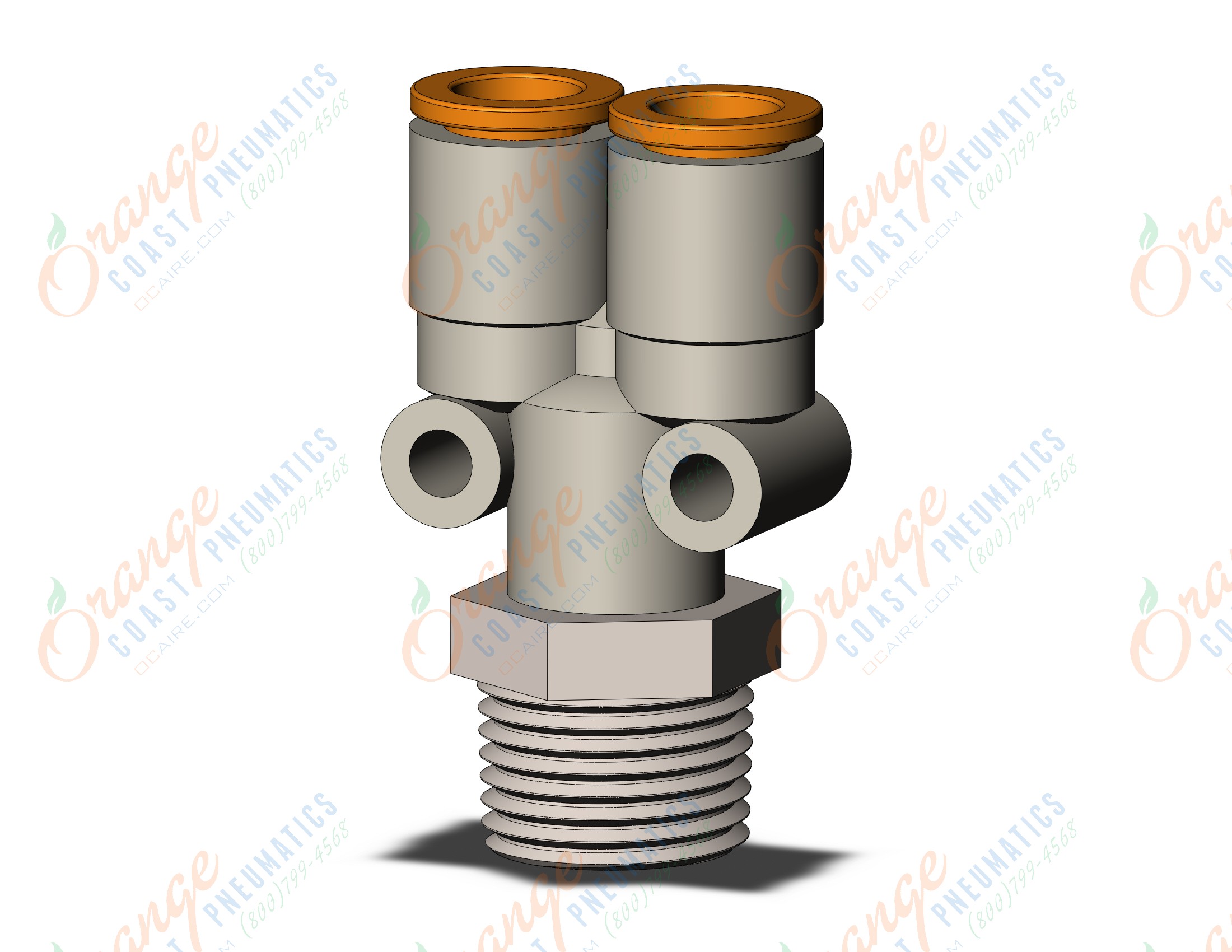SMC KQ2U09-36NS fitting, branch y, KQ2 FITTING (sold in packages of 10; price is per piece)