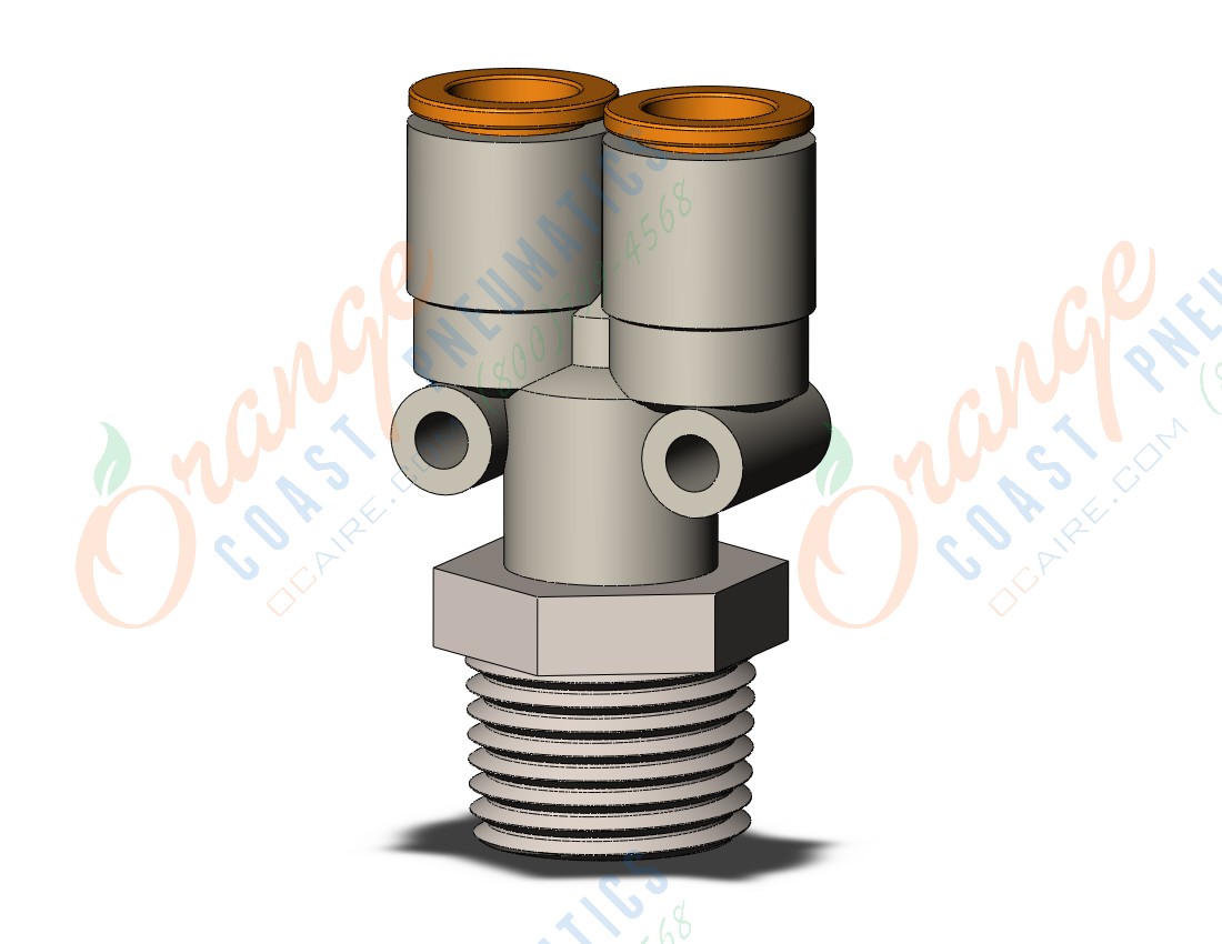 SMC KQ2U11-37NS fitting, branch y, KQ2 FITTING (sold in packages of 10; price is per piece)