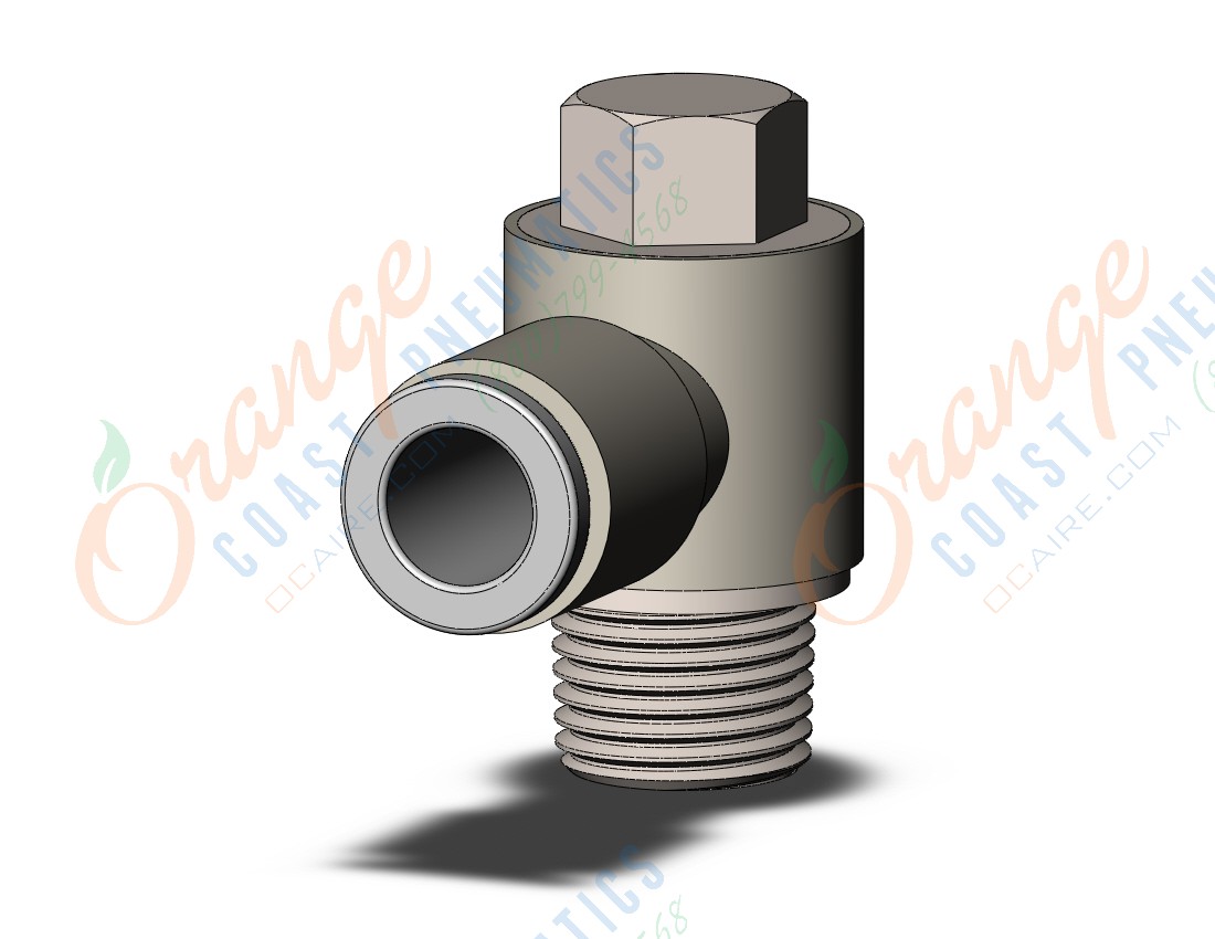 SMC KQ2V06-01N fitting, uni male elbow, KQ2 FITTING (sold in packages of 10; price is per piece)