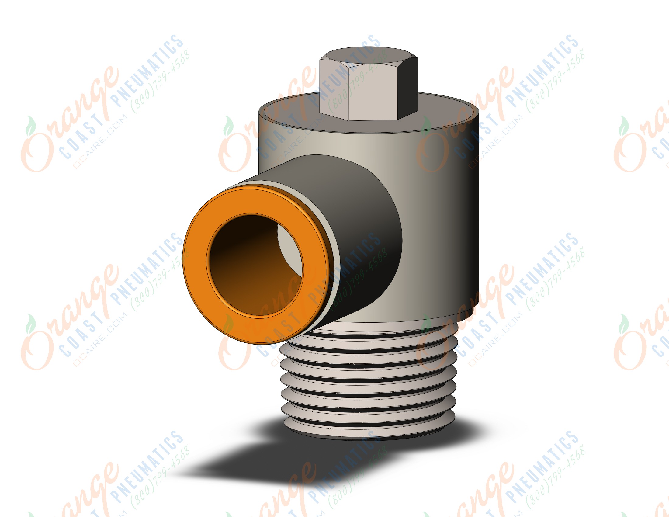 SMC KQ2V11-36NS fitting, uni male elbow, KQ2 FITTING (sold in packages of 10; price is per piece)