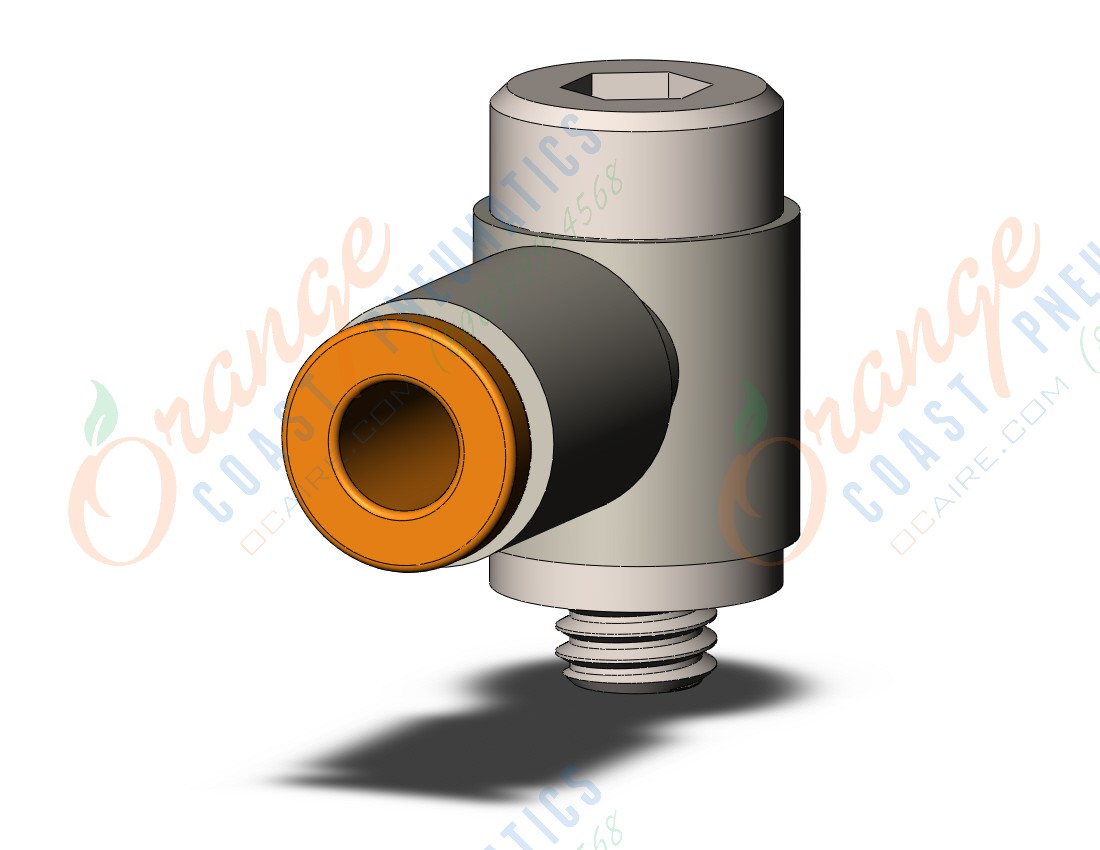 SMC KQ2VS03-32N fitting, hex hd uni male elbow, KQ2 FITTING (sold in packages of 10; price is per piece)