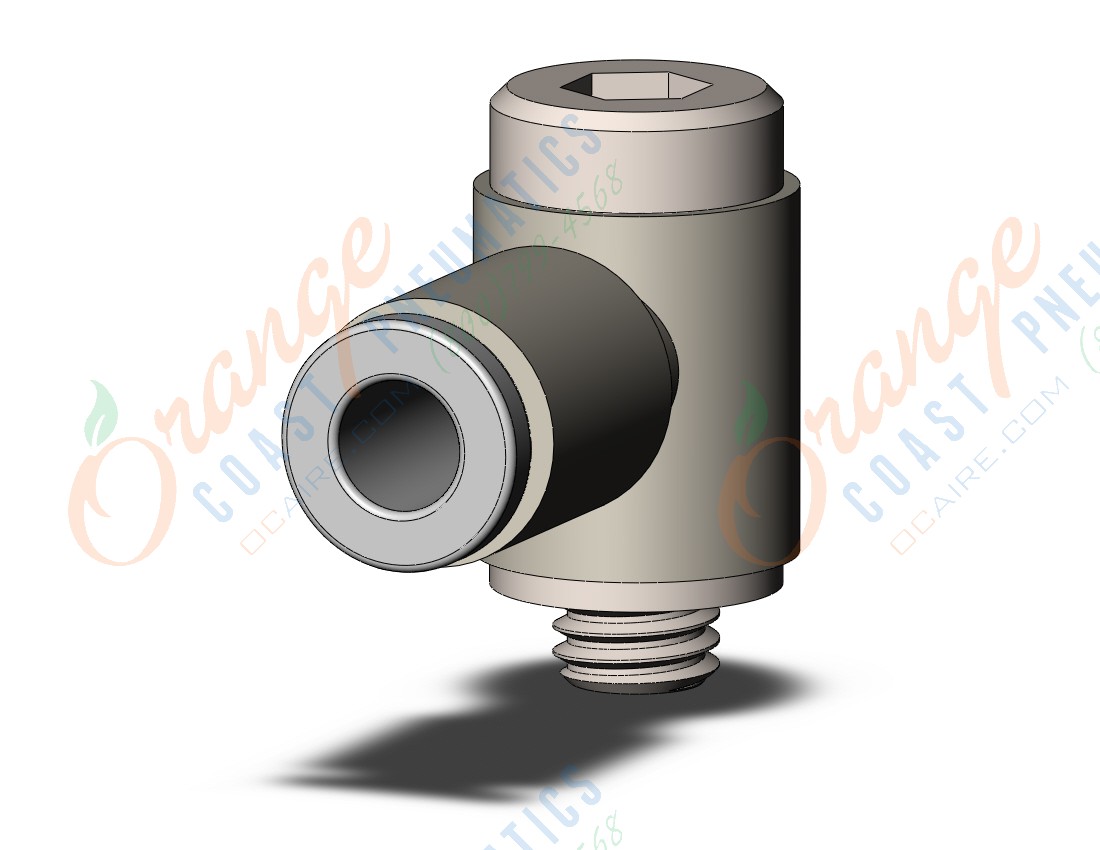 SMC KQ2VS04-M5N fitting, hex hd uni male elbow, KQ2 FITTING (sold in packages of 10; price is per piece)