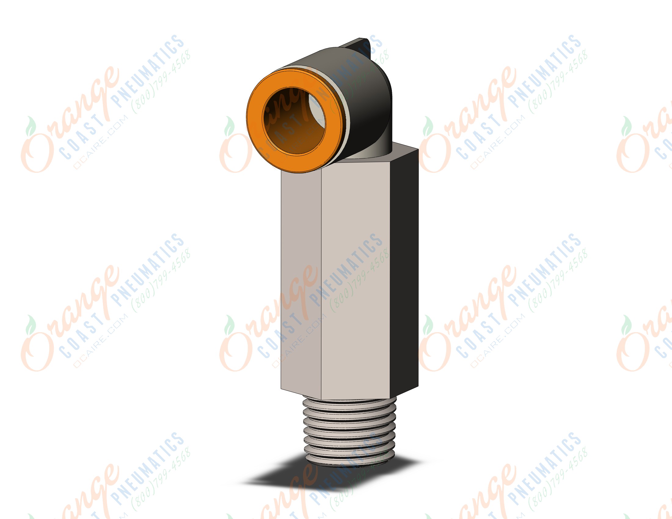 SMC KQ2W11-02NS fitting, ext male elbow, KQ2 FITTING (sold in packages of 10; price is per piece)