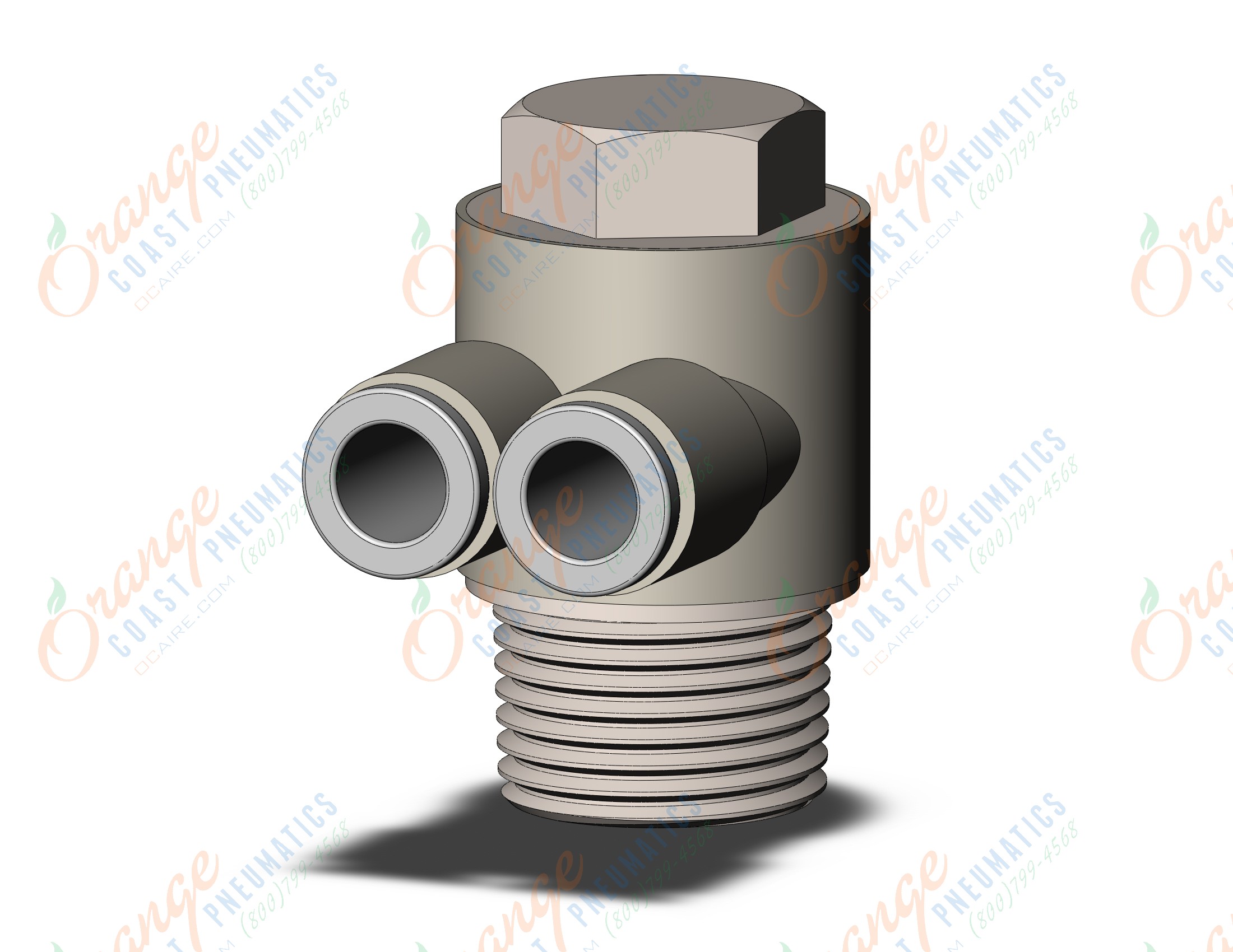 SMC KQ2Z06-03NS fitting, br uni male elbow, KQ2 FITTING (sold in packages of 10; price is per piece)