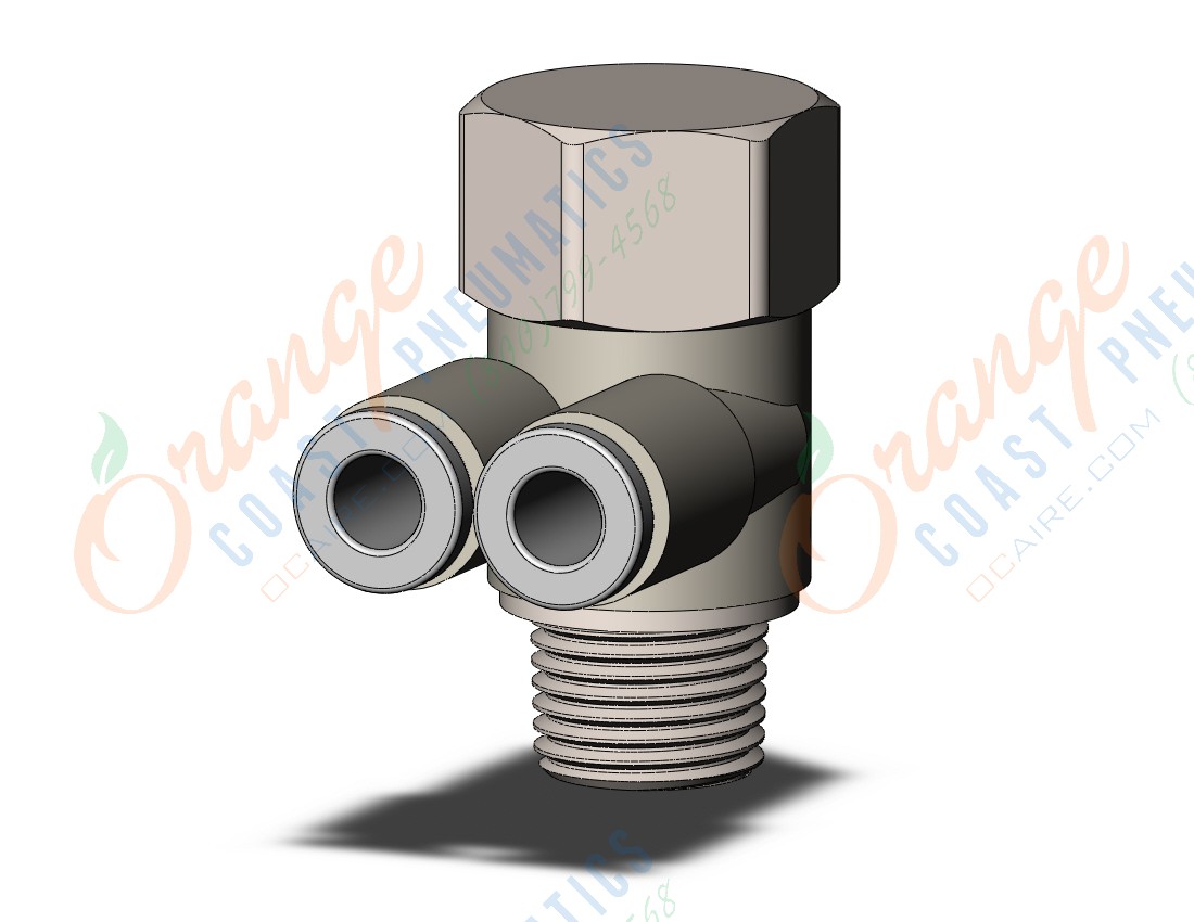 SMC KQ2ZF04-01NS fitting, br uni female elbow, KQ2 FITTING (sold in packages of 10; price is per piece)