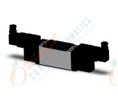SMC VFR4340-3DZ valve dbl non plug-in base mt, VFR4000 SOL VALVE 4/5 PORT