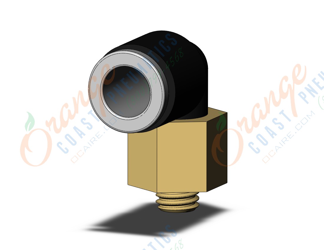 SMC KQ2L06-M5A-X35 fitting, male elbow, KQ2 FITTING (sold in packages of 10; price is per piece)