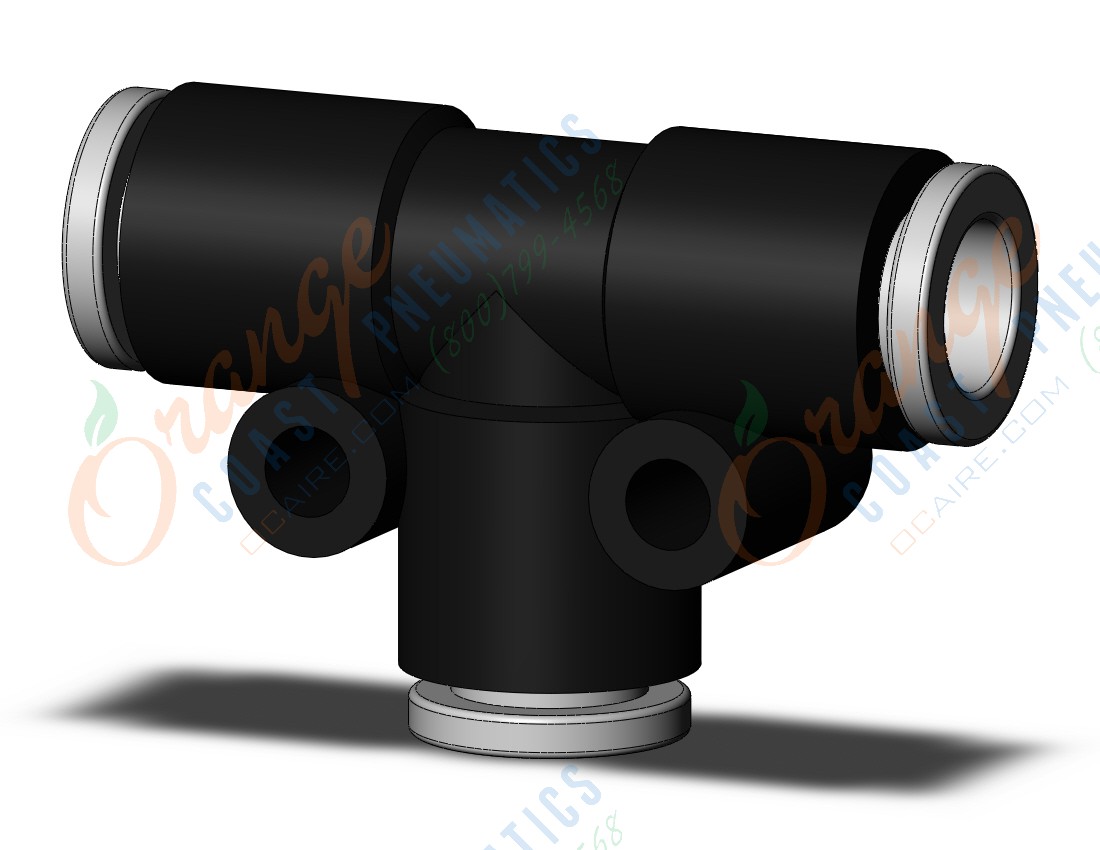 SMC KQ2T06-00A-X35 fitting, union tee, KQ2 FITTING (sold in packages of 10; price is per piece)