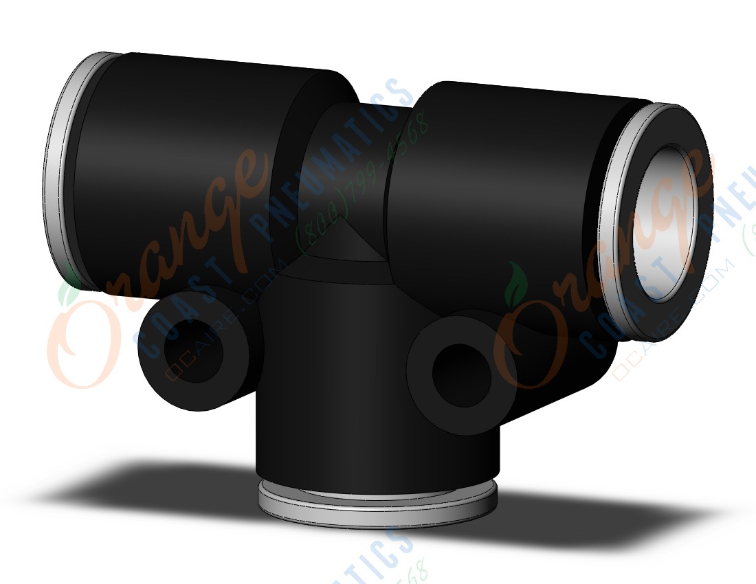 SMC KQ2T10-00A-X35 fitting, union tee, KQ2 FITTING (sold in packages of 10; price is per piece)
