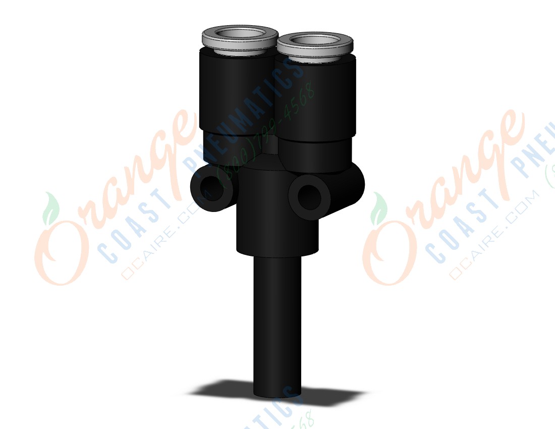 SMC KQ2U06-99A-X35 fitting, plug-in y, KQ2 FITTING (sold in packages of 10; price is per piece)