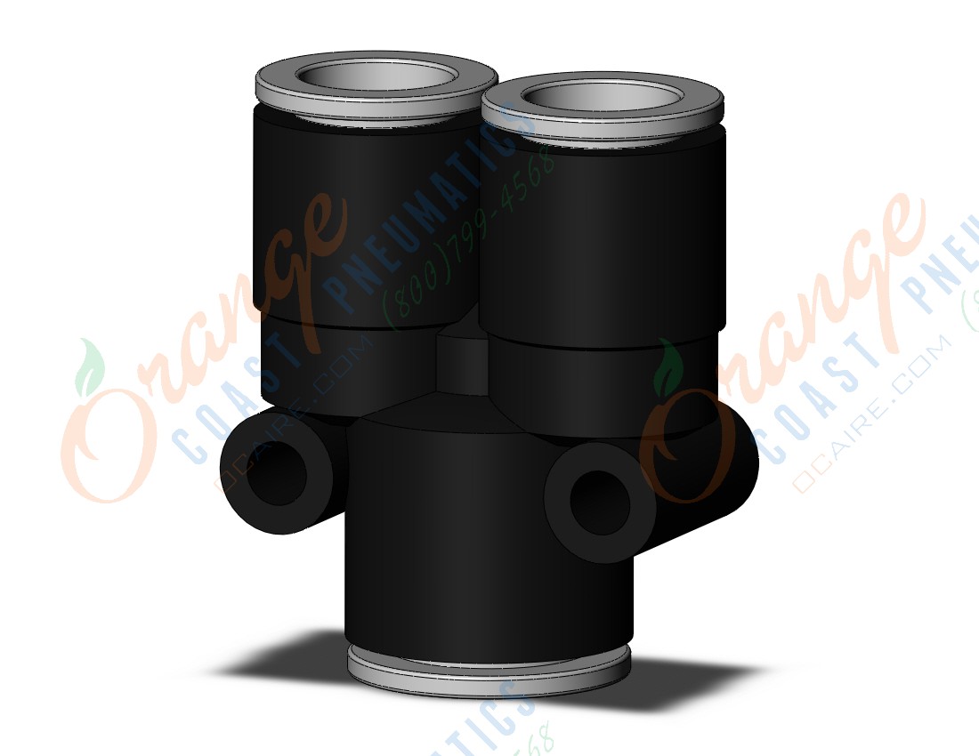 SMC KQ2U10-12A-X35 fitting, diff dia union y, KQ2 FITTING (sold in packages of 10; price is per piece)