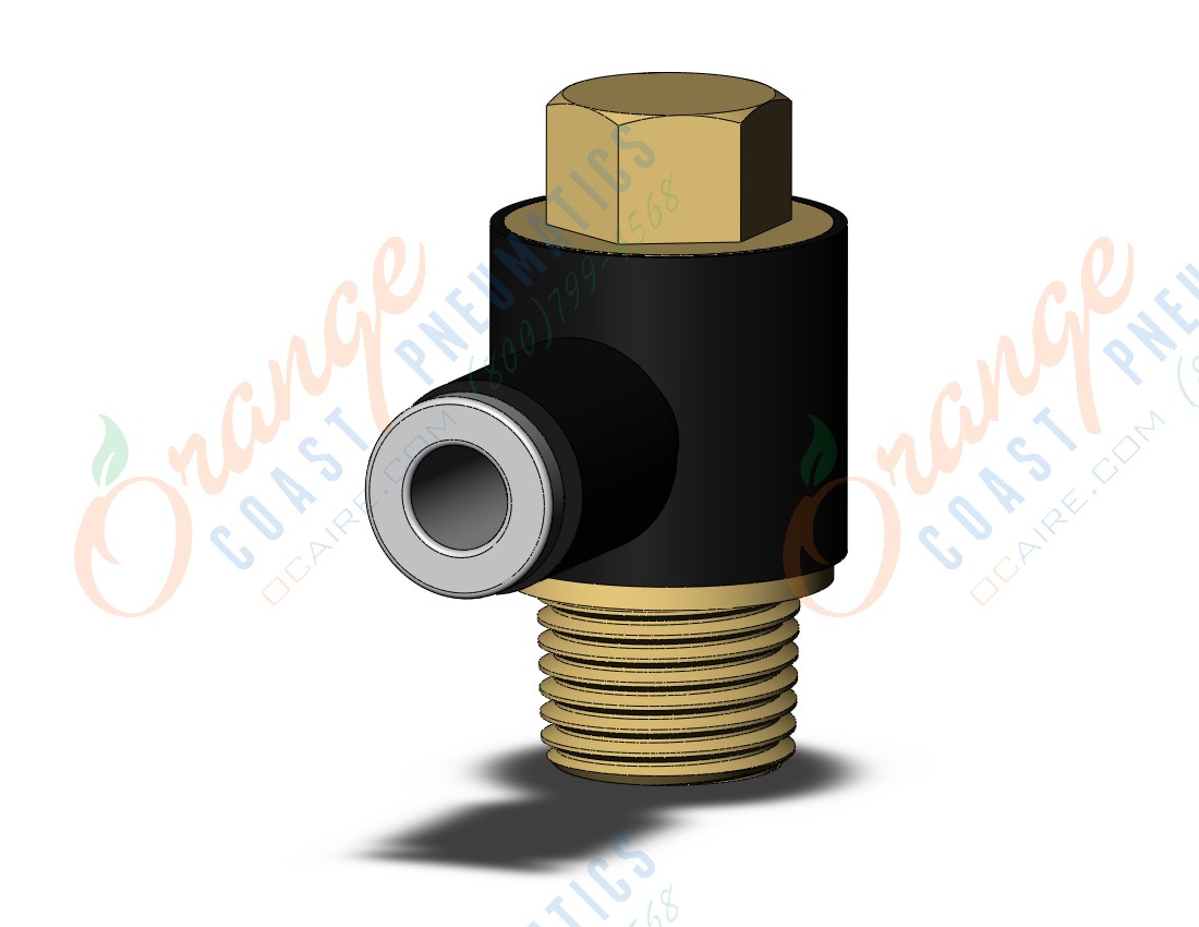 SMC KQ2V04-01AS-X35 fitting, uni male elbow, KQ2 FITTING (sold in packages of 10; price is per piece)