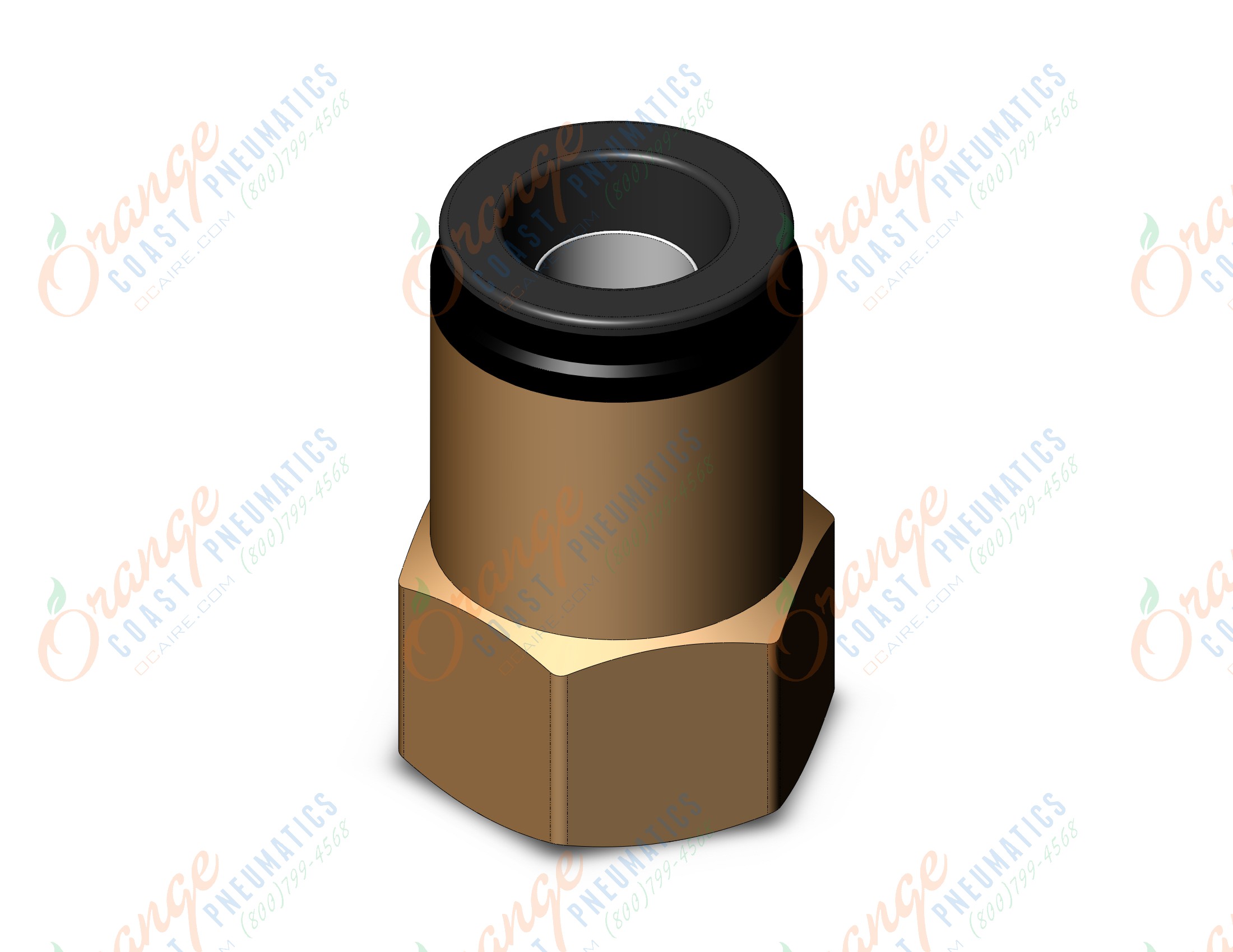 SMC KV2F13-35 fitting, female connector, KV2 FITTING (sold in packages of 10; price is per piece)