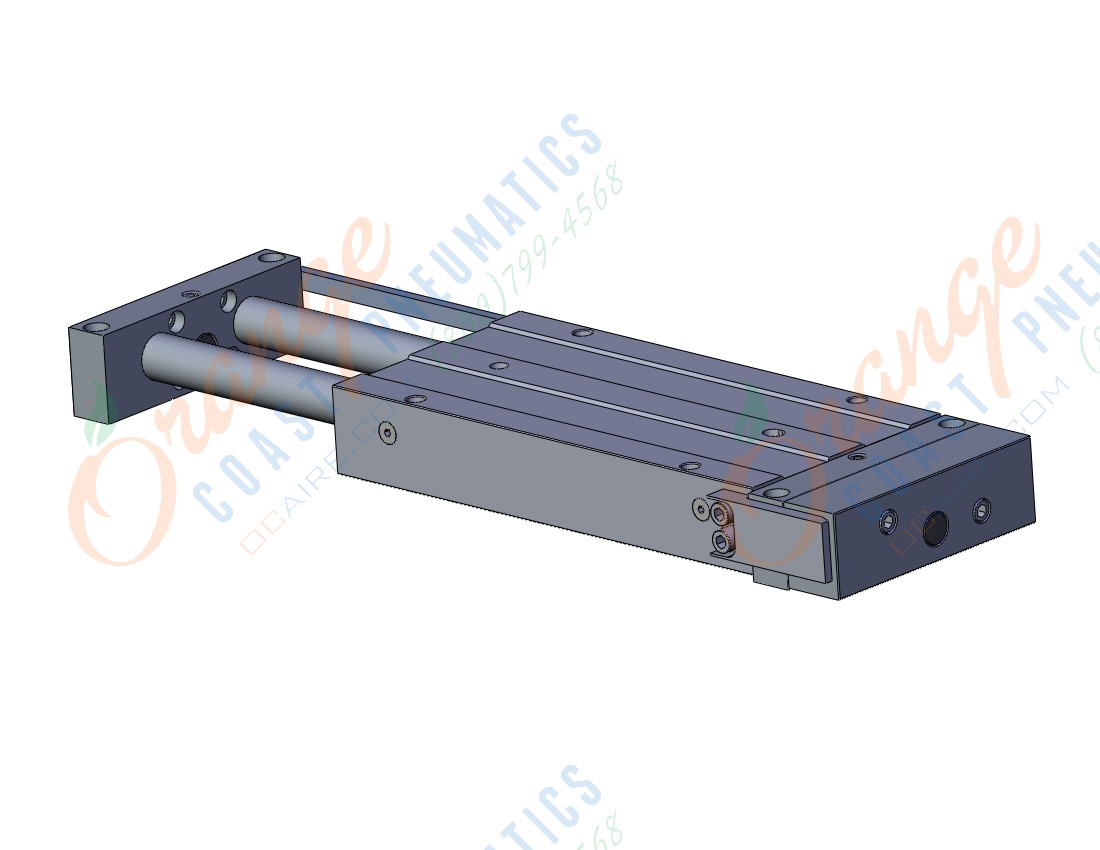 SMC CDPXWL32-125R 32mm cxw ball bearing, CXW GUIDED CYLINDER