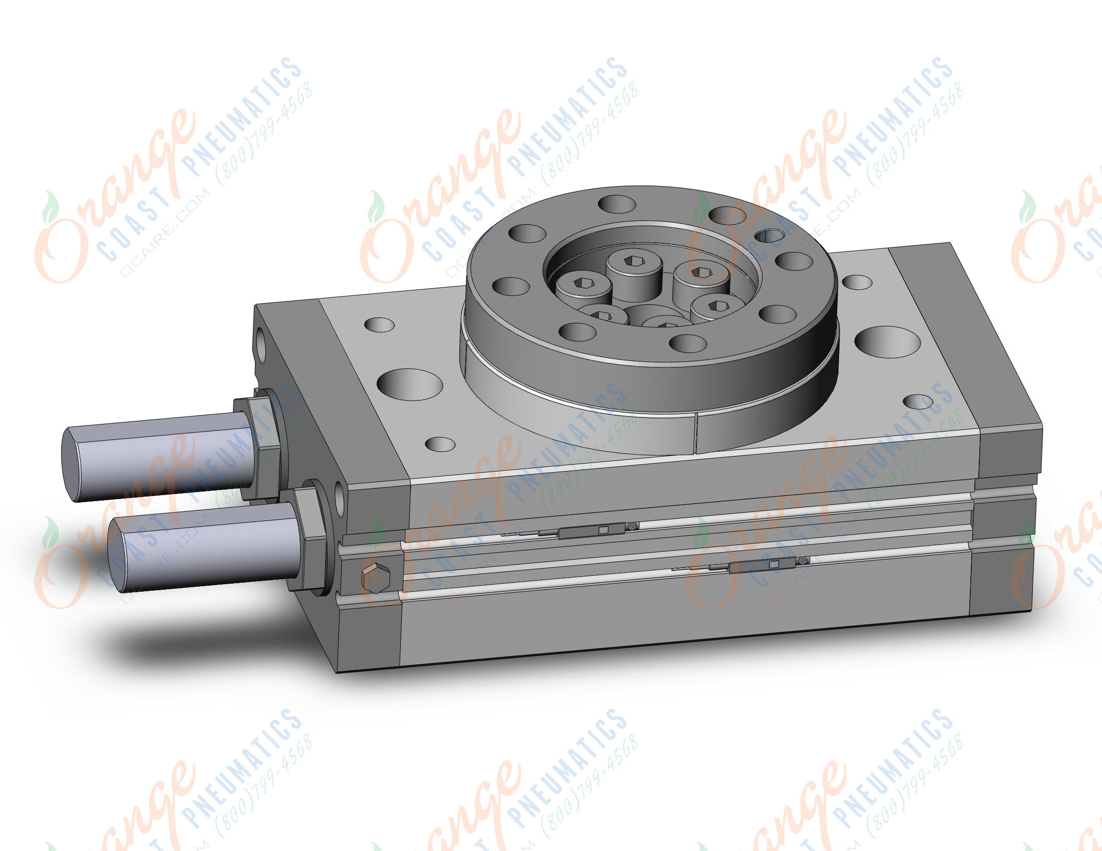 SMC MSQB100R-A93-XF 100mm msq dbl-act auto-sw, MSQ ROTARY ACTUATOR W/TABLE