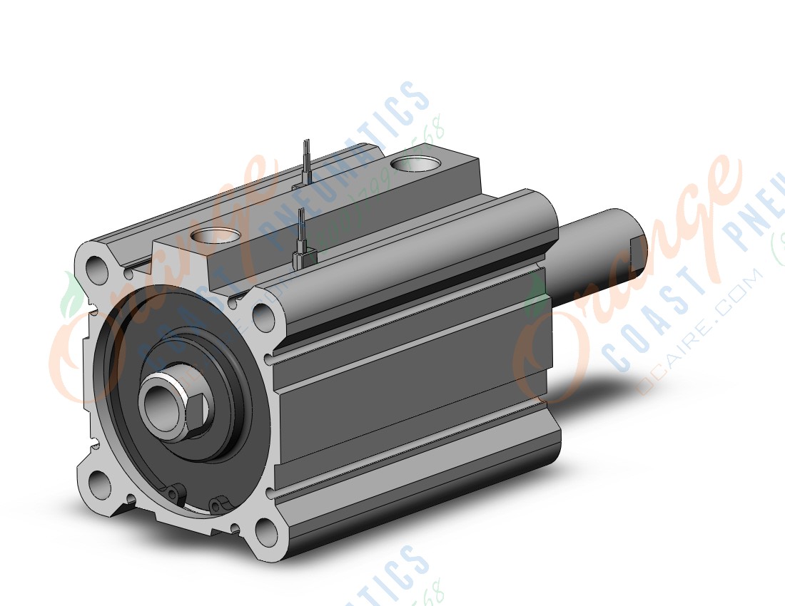 SMC CDQ2WA80-75DZ-M9PVZ 80mm cq2-z dbl-rod auto-sw, CQ2-Z COMPACT CYLINDER