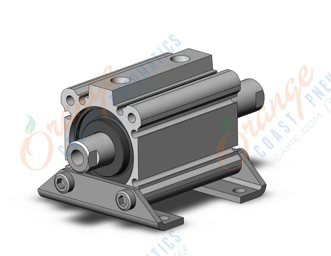 SMC CDQ2WL40-20DZ 40mm cq2-z dbl-rod auto-sw, CQ2-Z COMPACT CYLINDER