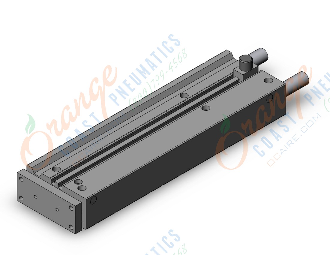 SMC MGPM25-250-HL cyl, end lock guide, slide brg, MGP COMPACT GUIDE CYLINDER