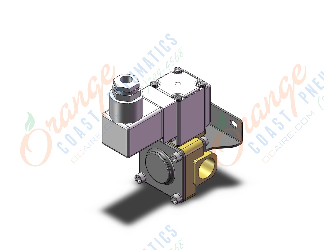 SMC VXD232BZ2AXB valve, solia (n.c), VXD/VXZ 2-WAY MEDIA VALVE