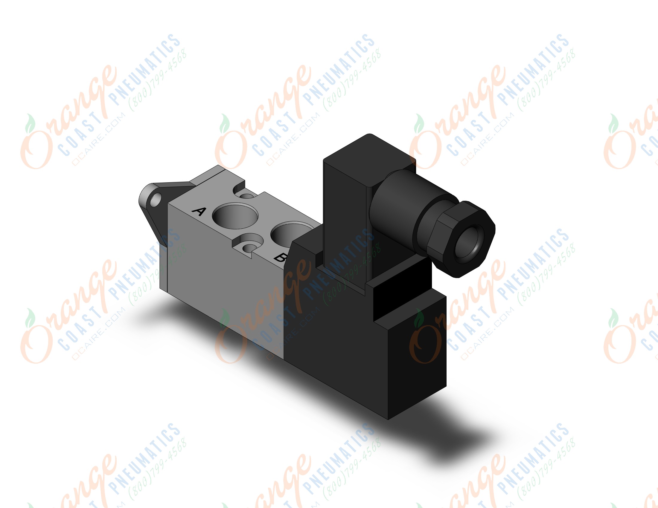 SMC VK3120-3D-01N-F vk3000 body pt 1/8, VK3000 SOL VALVE 4/5 PORT