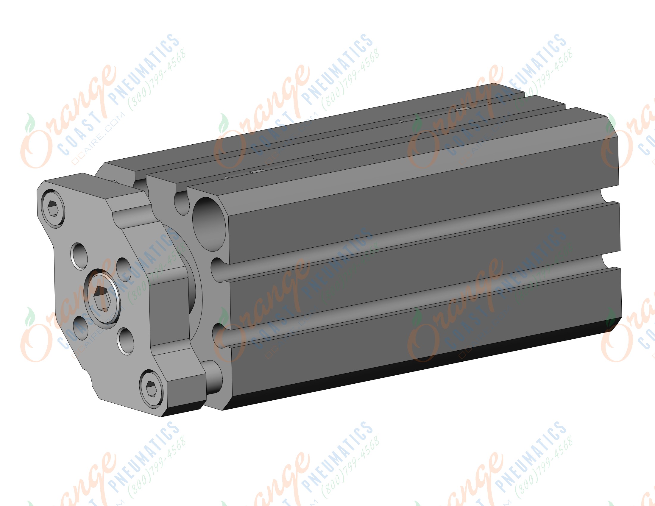 SMC CDQMB20-50-A96L 20mm cqm dbl acting. auto-sw, CQM COMPACT GUIDE ROD CYLINDER