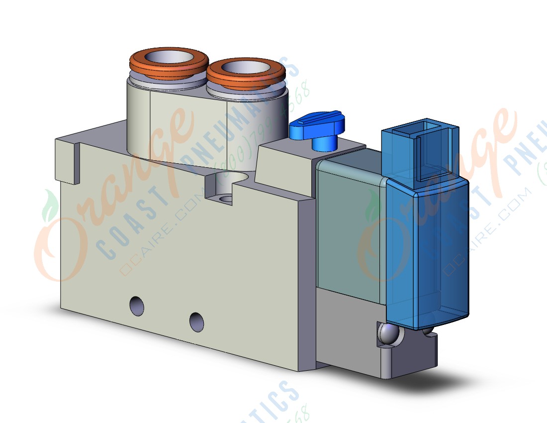 SMC SYJ5120-5MOZE-N7 valve, sgl sol, body pt, SYJ5000 SOLENOID VALVE 5/PORT***