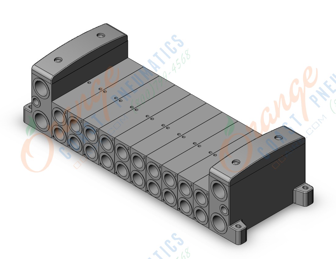 SMC VV80110-03F-SD0-W1-Q vv81* base mt 3/8, VV81* MFLD ISO SERIES