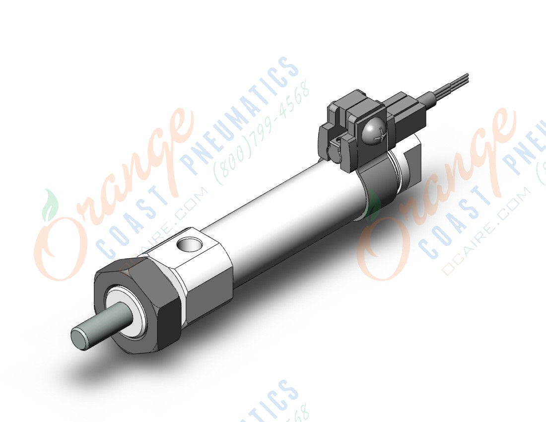 SMC NCDMB044-0050C-M9NWSAPCS 7/16 inch ncm dbl-act auto-sw, NCM ROUND BODY CYLINDER