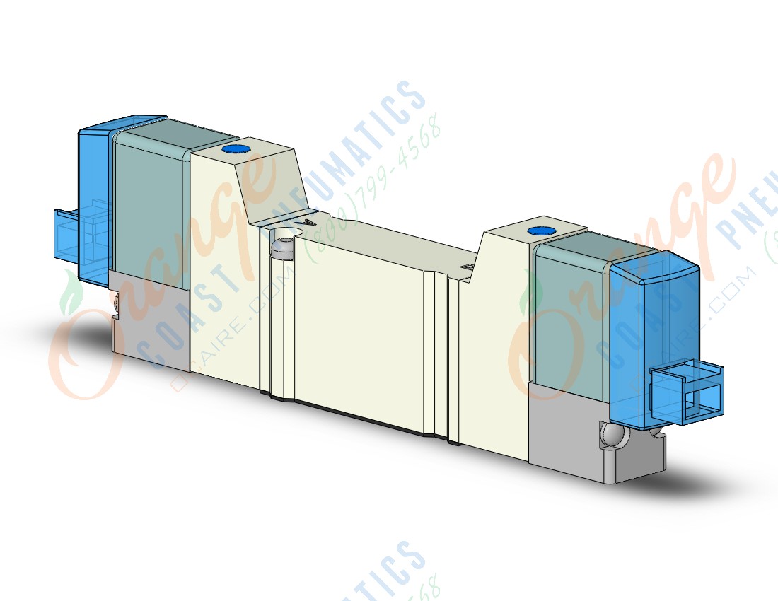 SMC VQZ1250K-5LO1 valve, base mount (dc), VQZ1000 VALVE, SOL 4/5-PORT***