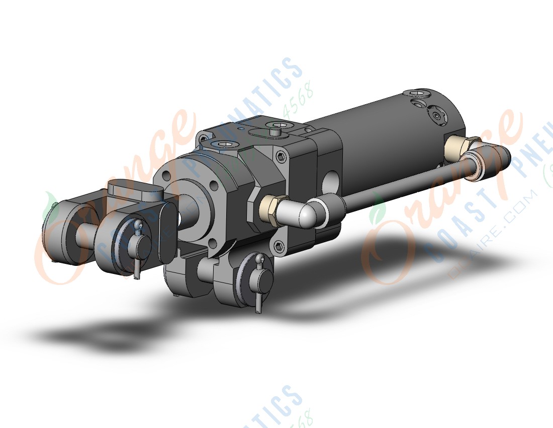 SMC CLK2GA40-50Y-F2 40mm clk clamp cyl w/lock, CLK CLAMP CYLINDER W/LOCK