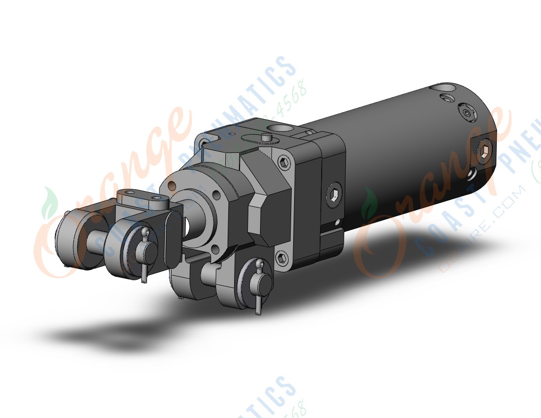 SMC CLK2GA50-75YA-B 50mm clk clamp cyl w/lock, CLK CLAMP CYLINDER W/LOCK