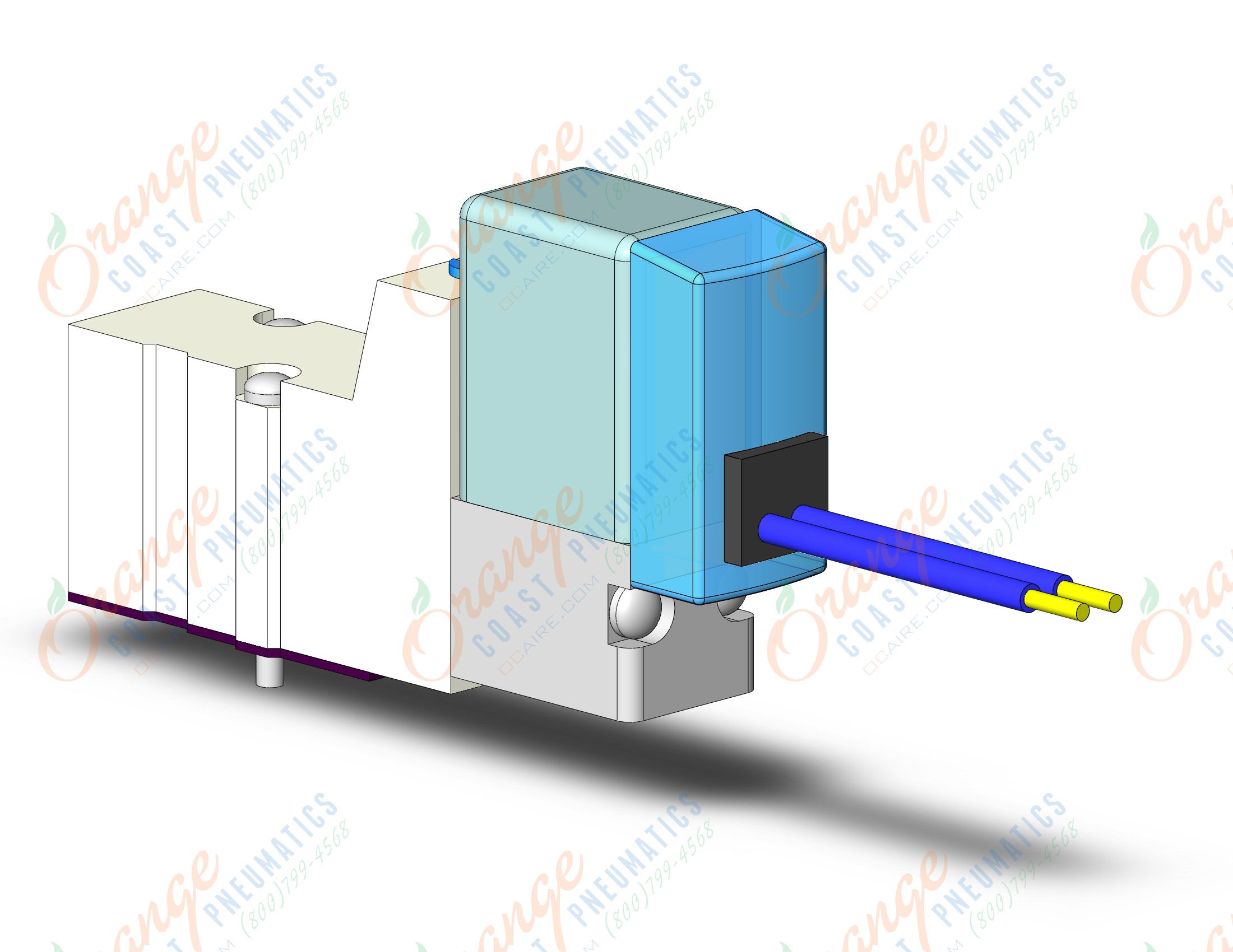 SMC SYJ314M-5GSD valve, sol, base mt (dc), SYJ300 SOLENOID VALVE 3-PORT***