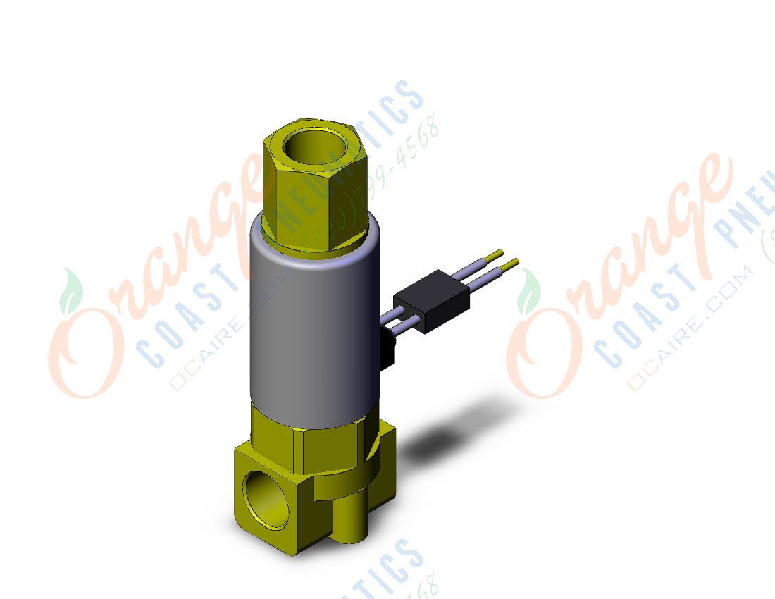 SMC VDW250-3G-1-01N-Q valve, compact, sgl, brass, VDW VALVE 3-WAY BRASS***