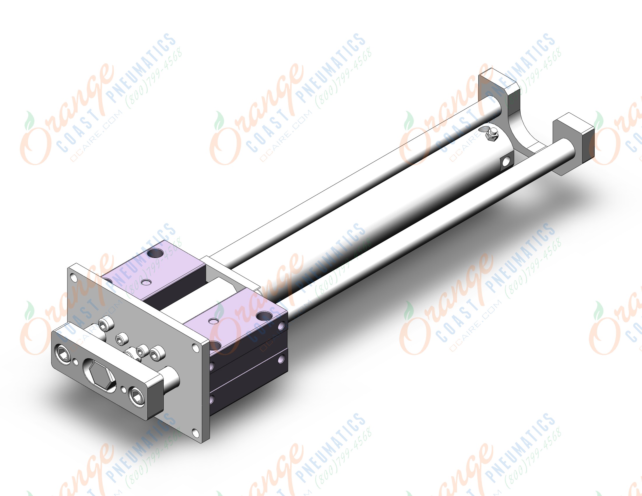 SMC MGCMF50-450-R 50mm mgcl/mgcm slide bearing, MGCL/MGCM GUIDED CYLINDER