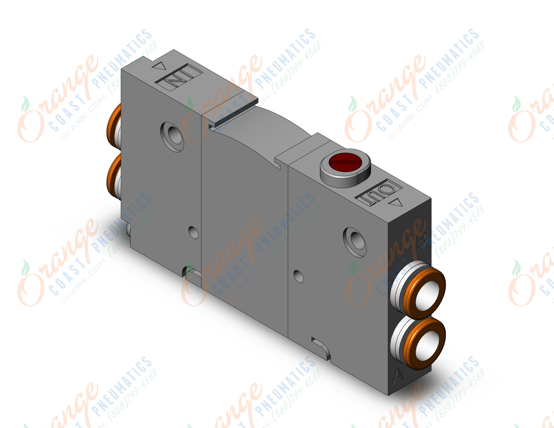 SMC VQ1000-FPG-C6C6-N perfect check block, VQ1000/VQ20/VQ30 VALVE***