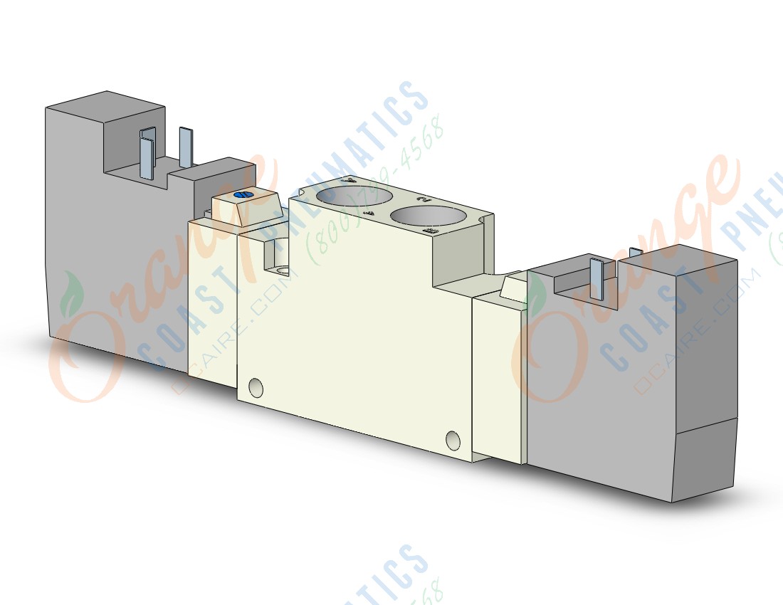 SMC VQZ3221B-5YOB1-02-Q vqz3000 body port (1/4 pt), VQZ3000 VALVE, SOL 4/5-PORT