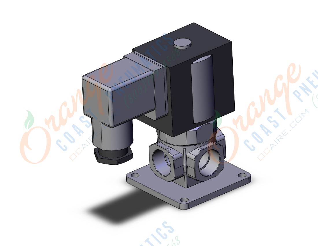 SMC VX3324-03-3DLR1-B vx3 body pt 3/8, VX3 3-WAY MEDIA VALVE