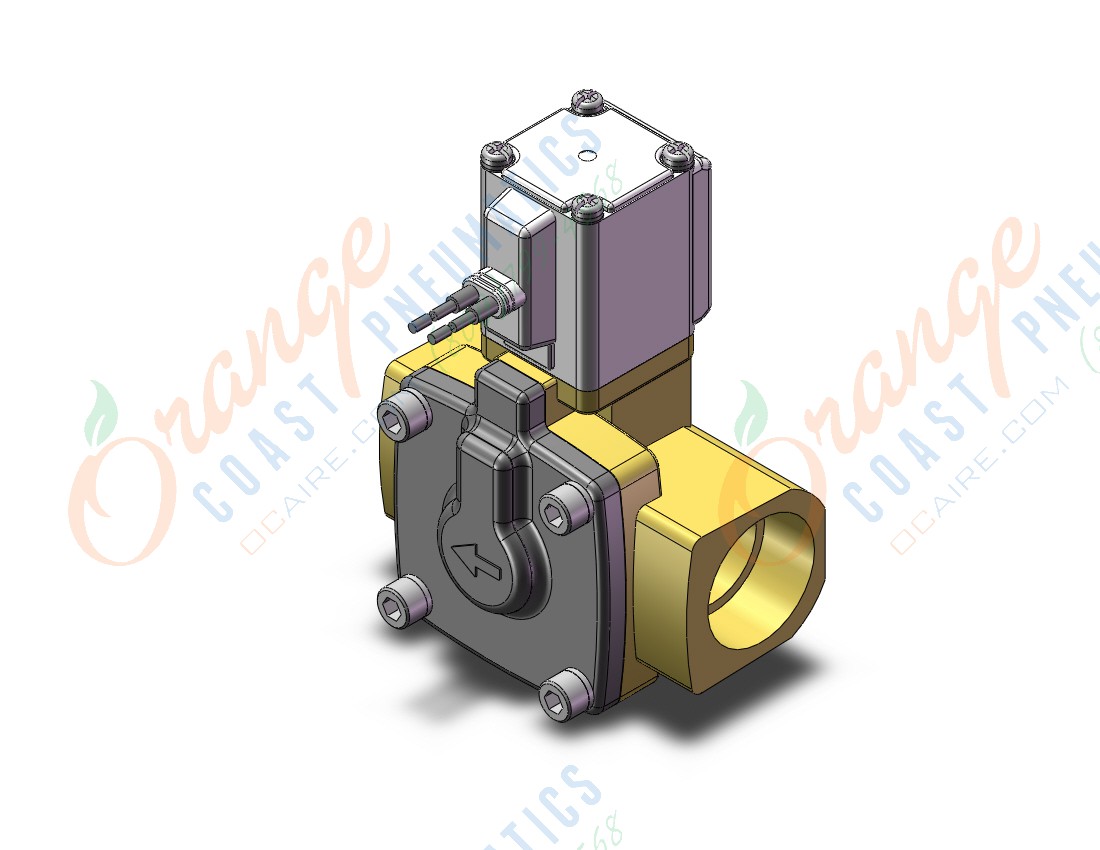 SMC VXD262NF valve, media, VXD/VXZ 2-WAY MEDIA VALVE