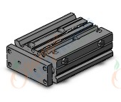 SMC MGPM16-50Z-M9NAL 16mm mgp slide bearing, MGP COMPACT GUIDE CYLINDER