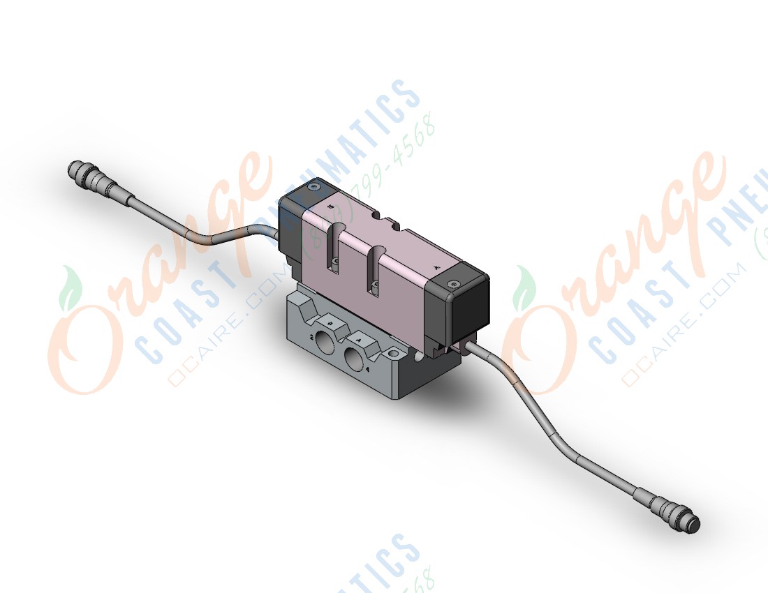 SMC VQ7-6-FHG-D-3ZRB03SC vs7-6 base mt 1/4, VS7-6 SOL VALVE 4/5 PORT