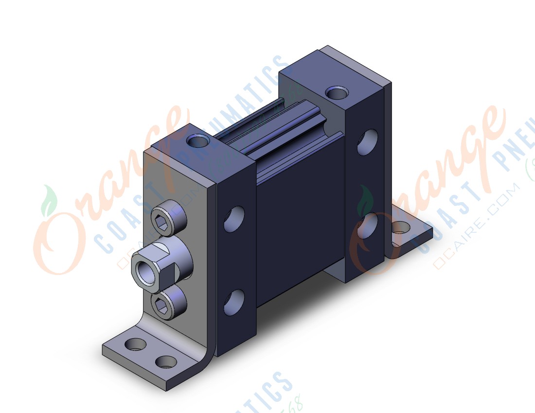 SMC MDUL25-5DZ 25mm mu dbl-act auto-sw, MU COMPACT CYLINDER