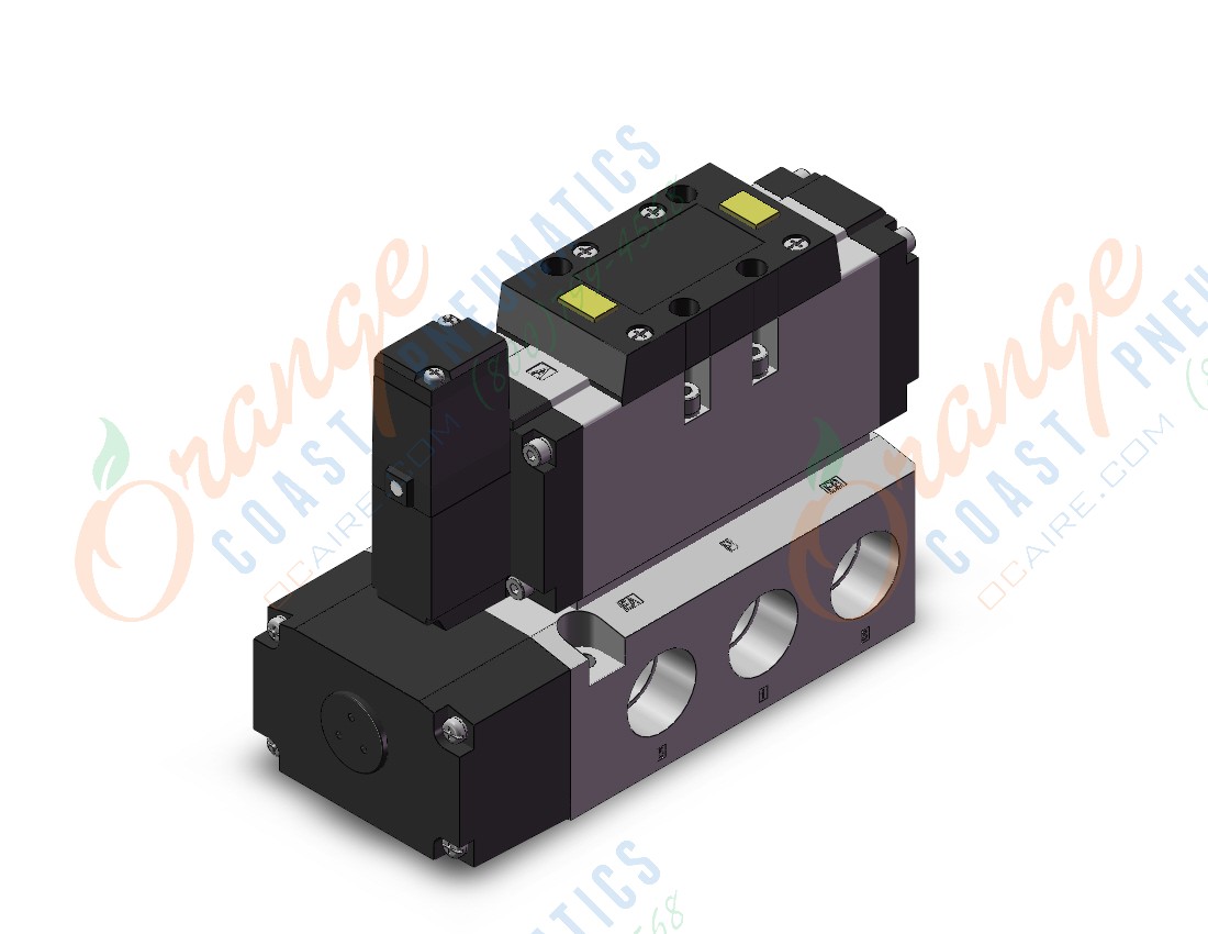 SMC VFR5100R-5FZ-06T valve sgl plugin base mt, VFR5000 SOL VALVE 4/5 PORT