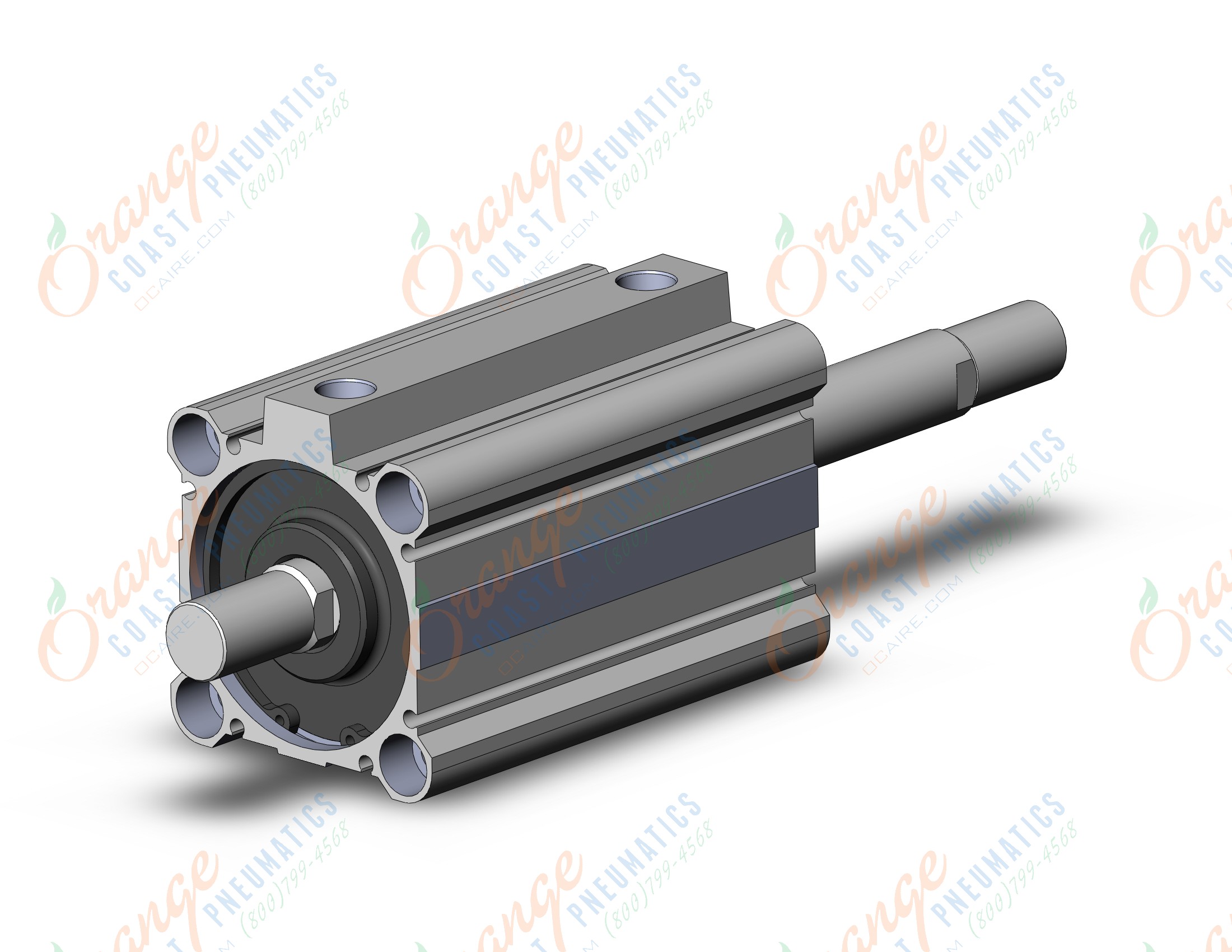 SMC CDQ2WB63-75DCMZ 63mm cq2-z dbl-rod auto-sw, CQ2-Z COMPACT CYLINDER