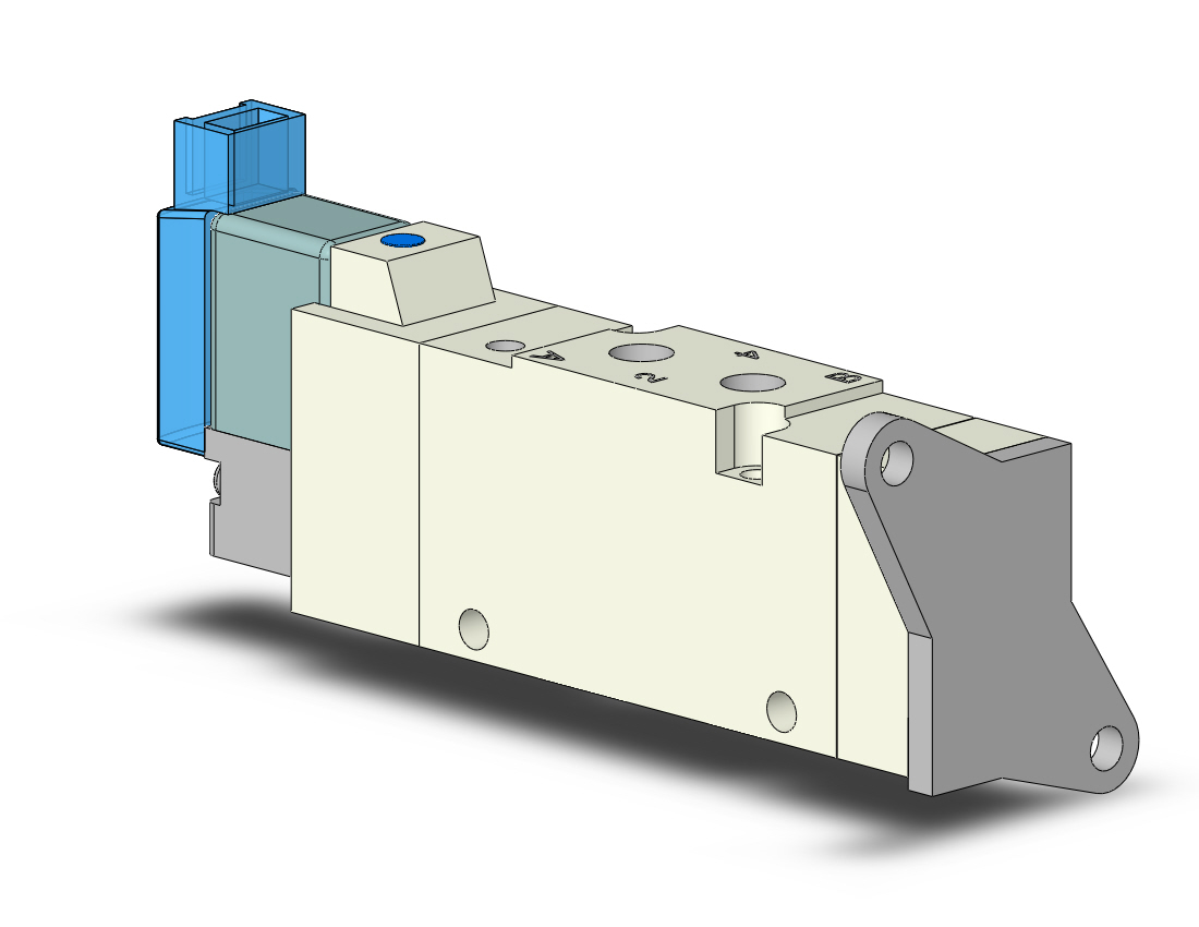 SMC VQZ2121R-5MO1-M5-F valve, body ported (dc), VQZ2000 VALVE, SOL 4/5-PORT***