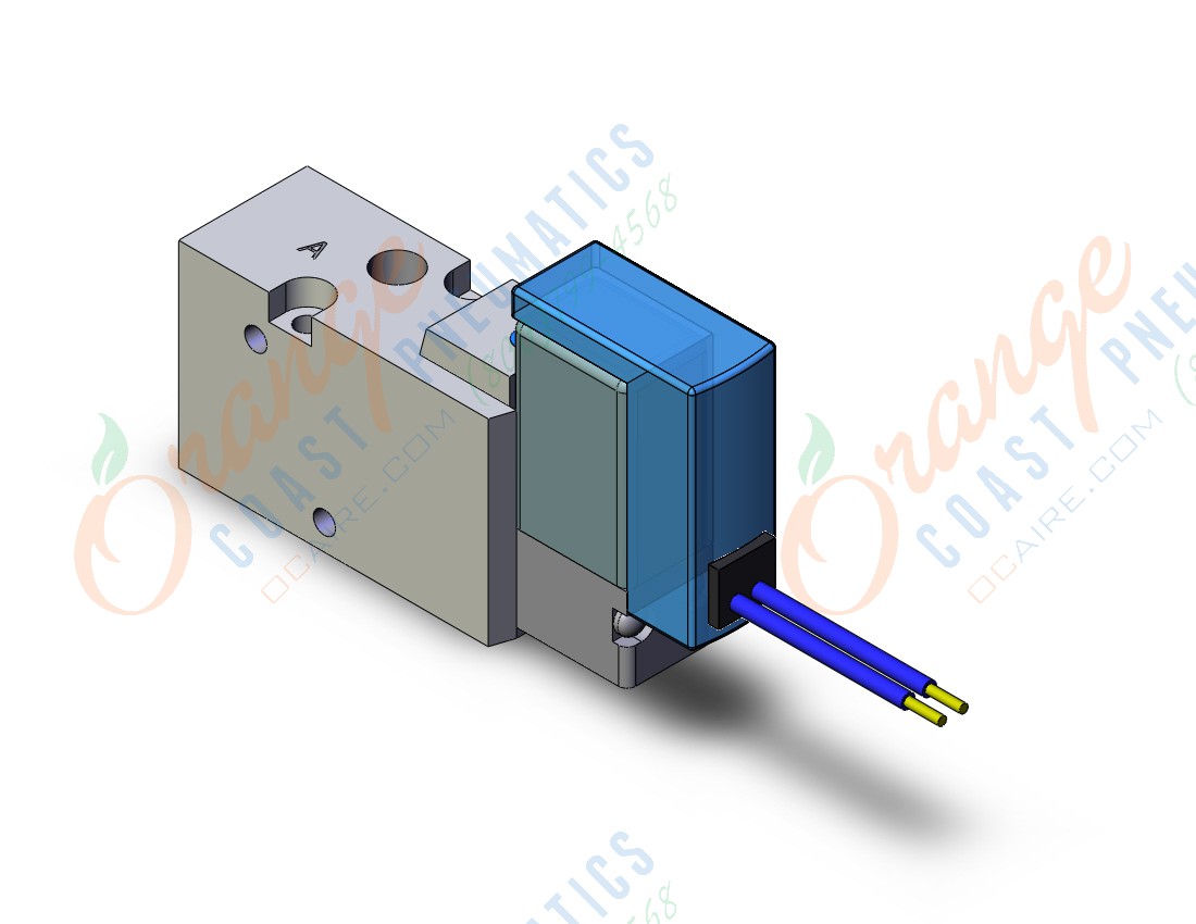 SMC SYJ512-2G-M5 valve, sol, body pt, SYJ500 SOLENOID VALVE 3/PORT***